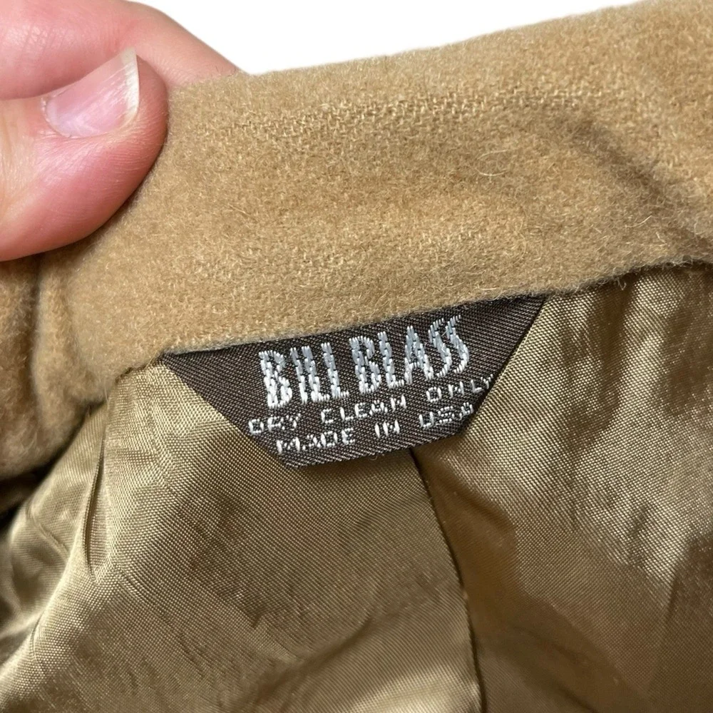 Bill Blass Tan‎ Camel Hair Blazer Sport Coat Jacket Vintage Old Money Preppy